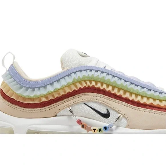 NIKE Men’s AIR MAX 97 BE TRUE 
PINK OXFORD/ANTHRACITE-ADOBE 
Sneakers
FD8637 600 - Picture 5 of 16